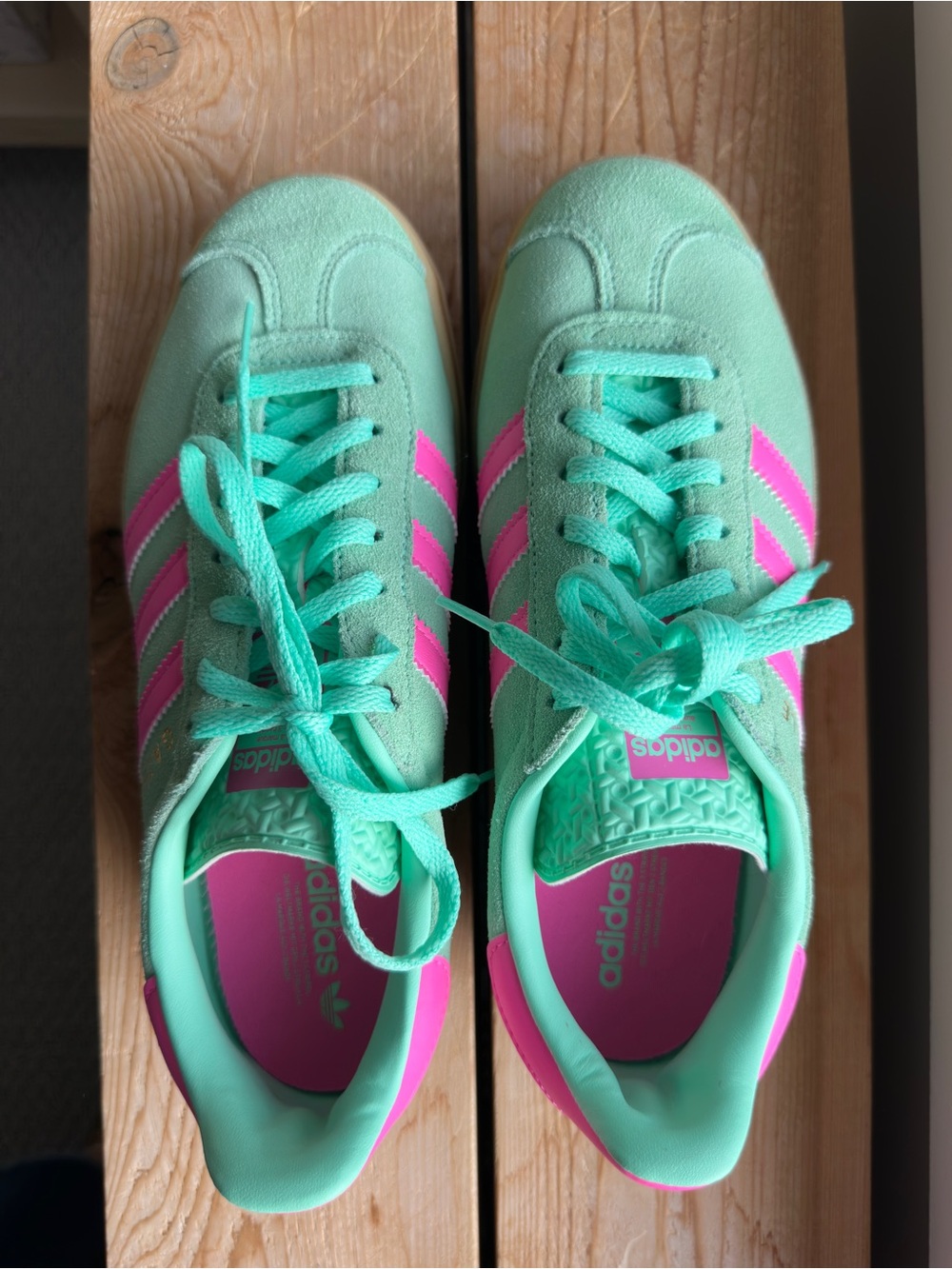 Adidas Women’s Mint Green Gazelle Sneakers